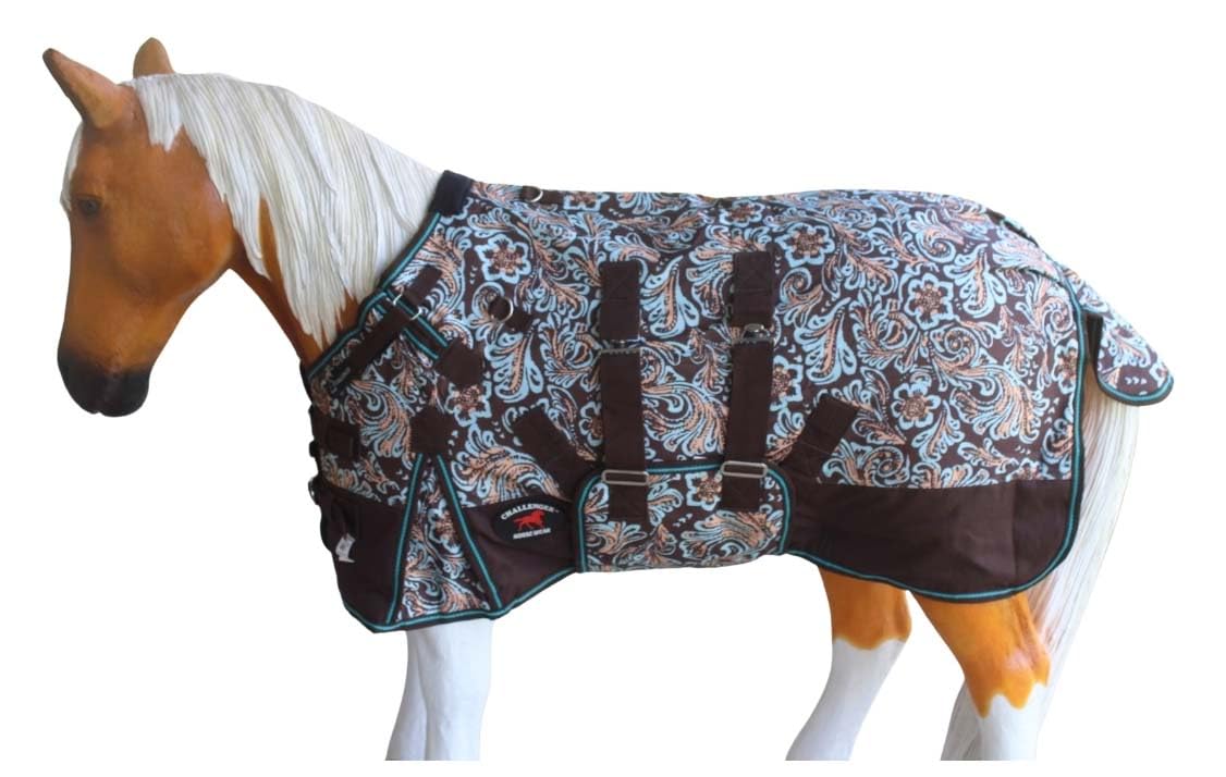Couverture CHALLENGER 1200D pour poulain : protection générale et durable.