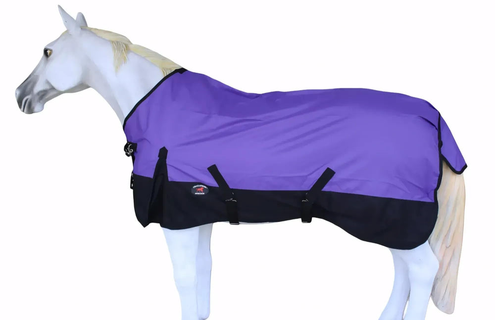 Couverture Challenger 1200D imperméable pour cheval, protection durable contre la pluie.