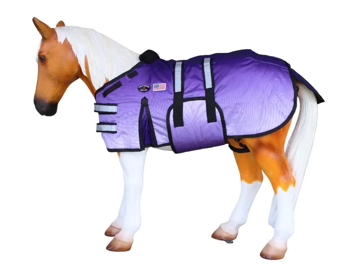 Couverture Challenger pour poulain, imperméable 1680D, isolation durable.