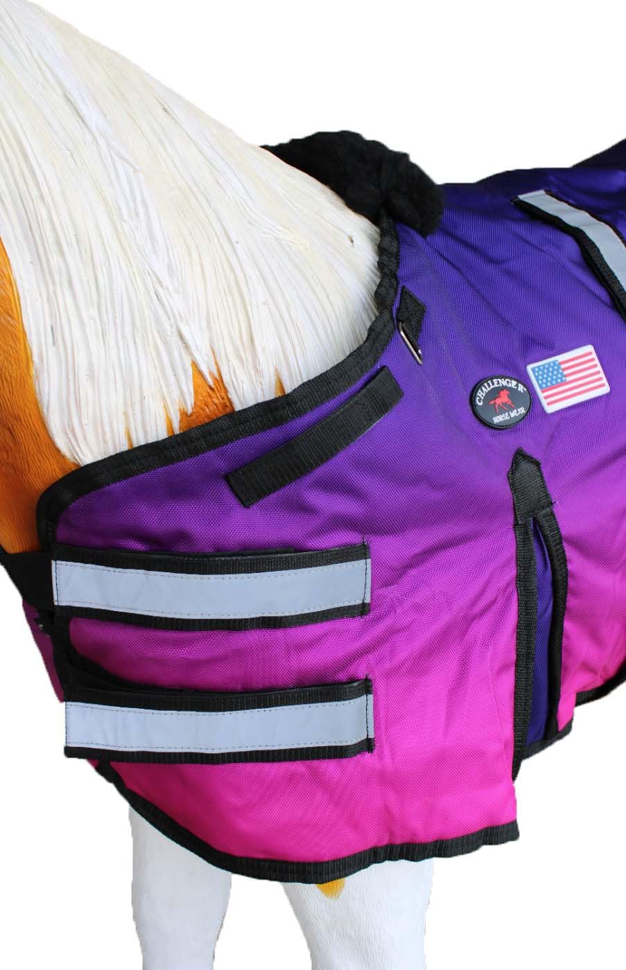 Fermetures Velcro et sangles Challenger, ajustement sécurisé et facile.