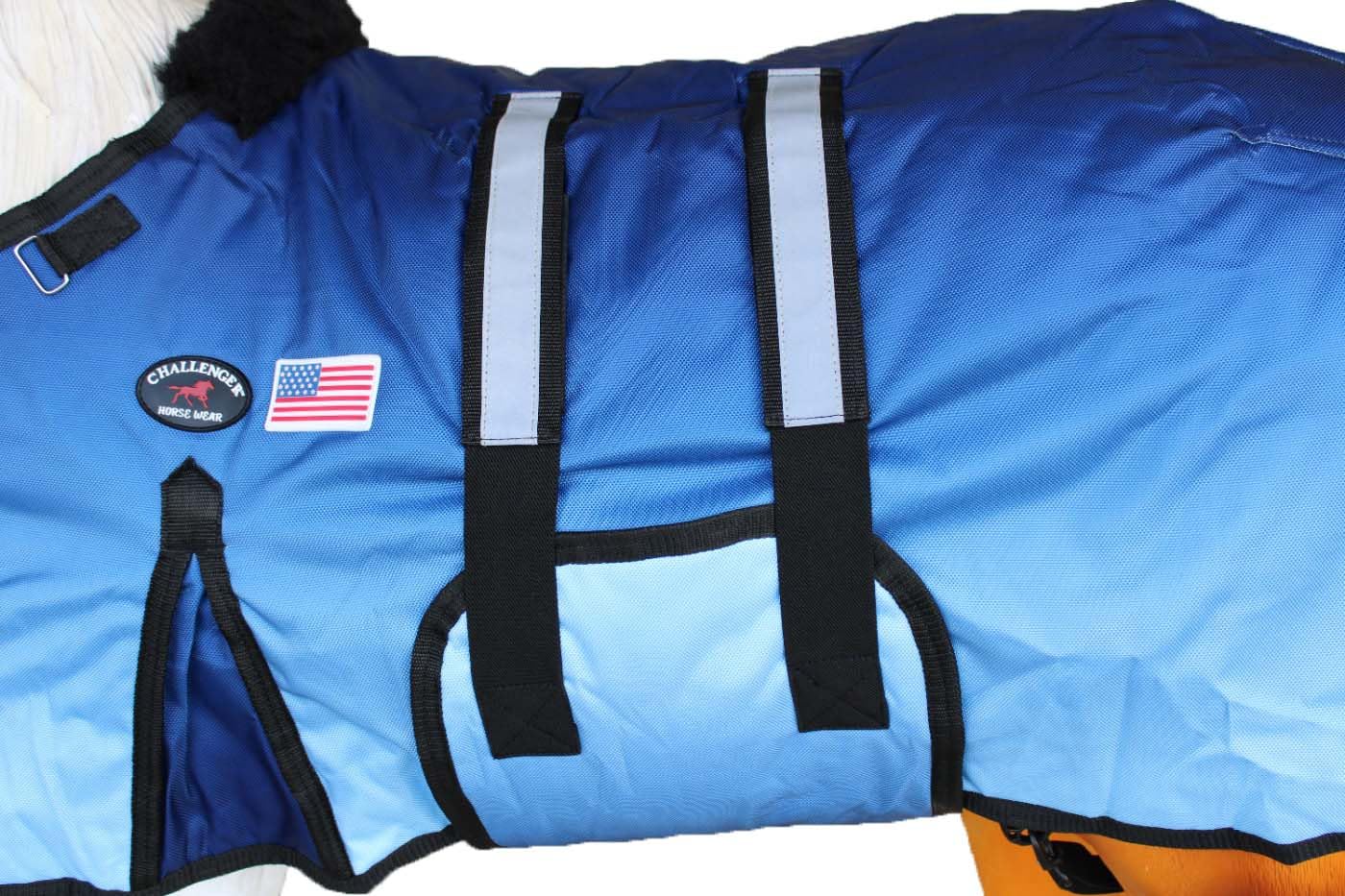 CHALLENGER couverture poulains: sangles Velcro reglables pour un ajustement sûr