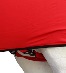 CHALLENGER drap-cheval-reglage-fermeture-velcro: ajustement sûr sur ventre ou poitrine.