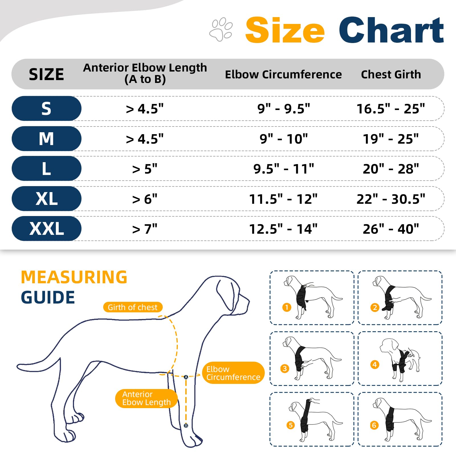 CHAMIN orthèse-coude-chien sécurité et stabilité pendant les activités.