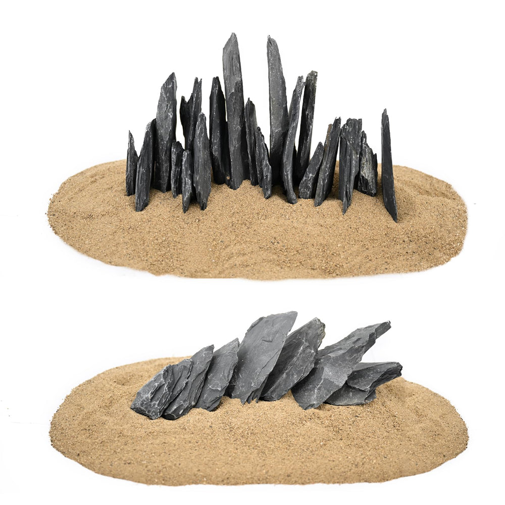 ChaoLeHo ardoise naturelle pour reptile, zones de repos et abris.