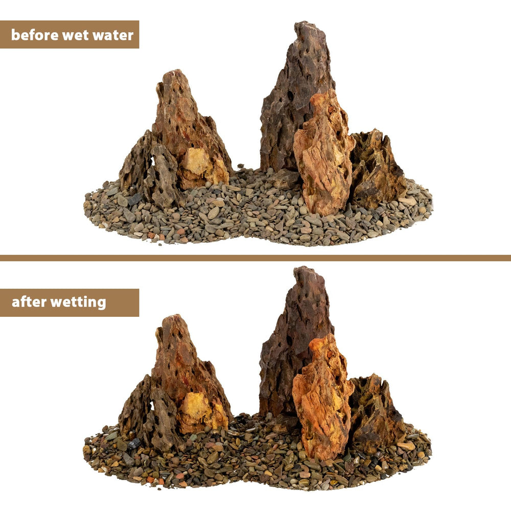 ChaoLeHo Dragon Stones pour terrariums, décoration naturelle et polyvalente.