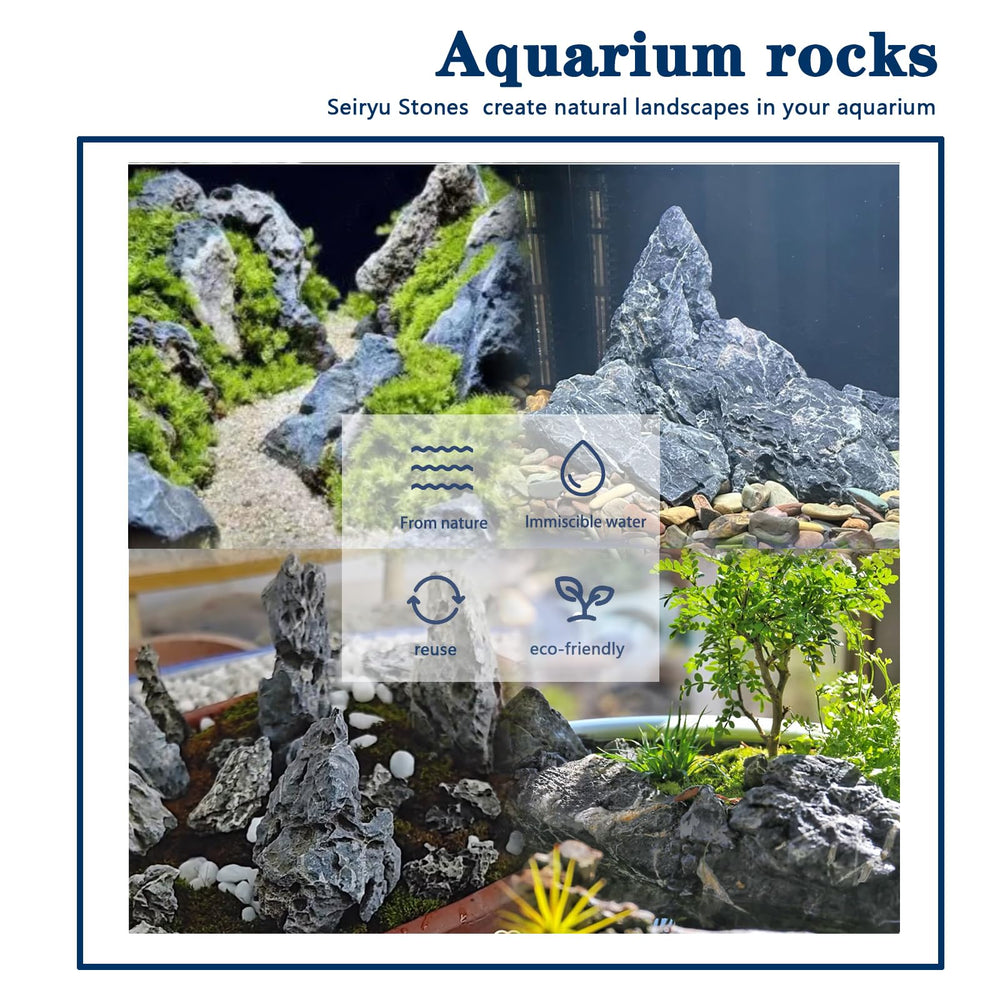 ChaoLeHo Seiryu: pierres d'aquarium durables pour aménagement longue durée