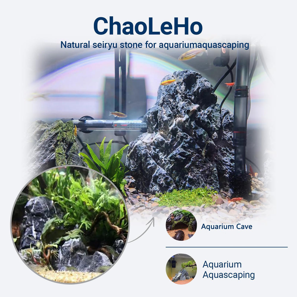 ChaoLeHo Seiryu: pierres d'aquarium textures uniques pour créer un décor réaliste