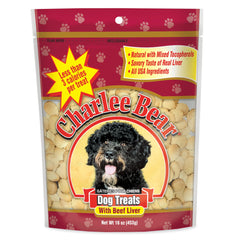Charlee Bear Croquant Original Foie de Boeuf, friandise canine croquante et savoureuse.