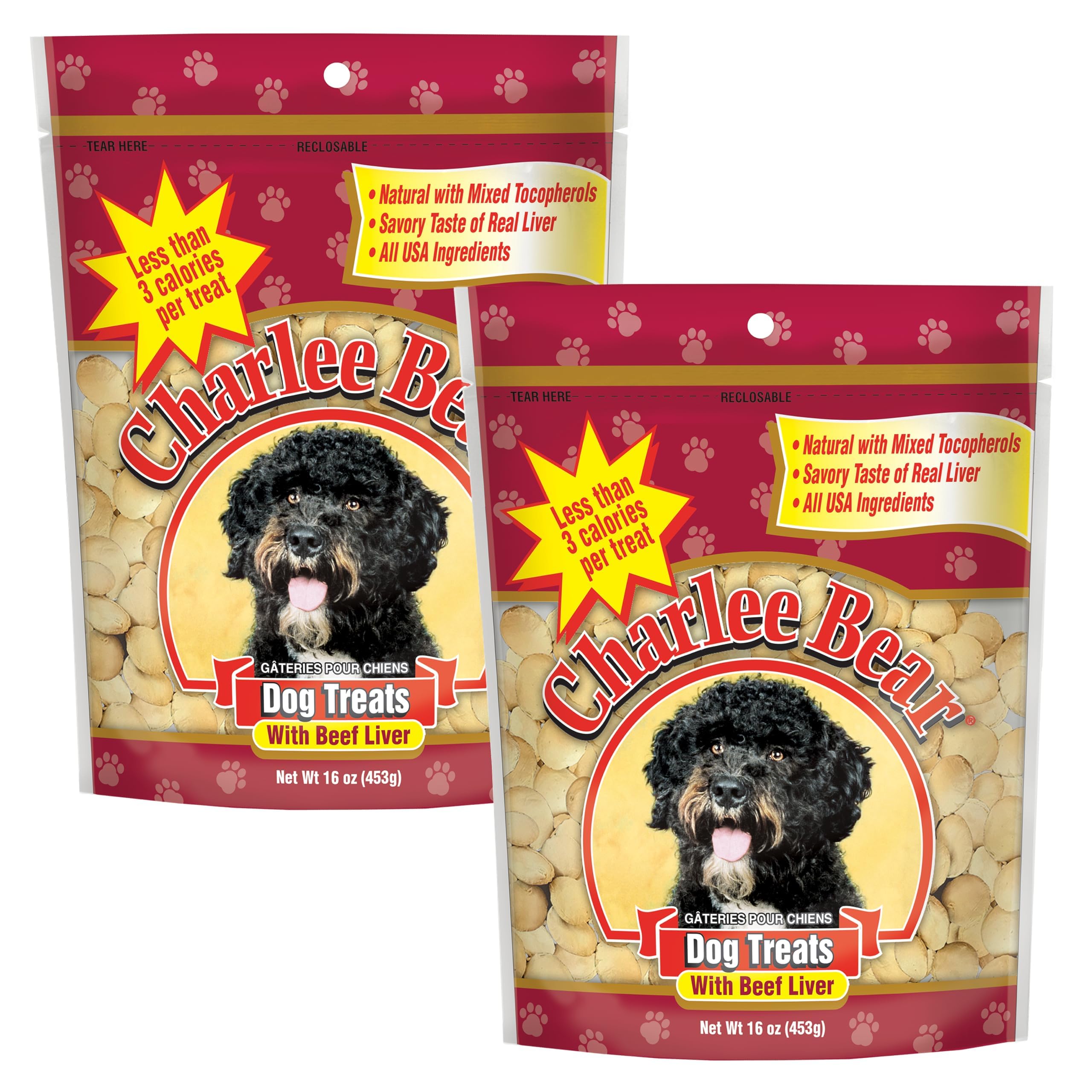Charlee Bear emballage 16 oz, pratique pour l'entraînement quotidien.