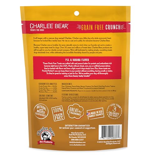 Friandises-entraînement petite taille Charlee Bear faciles à glisser dans la poche.
