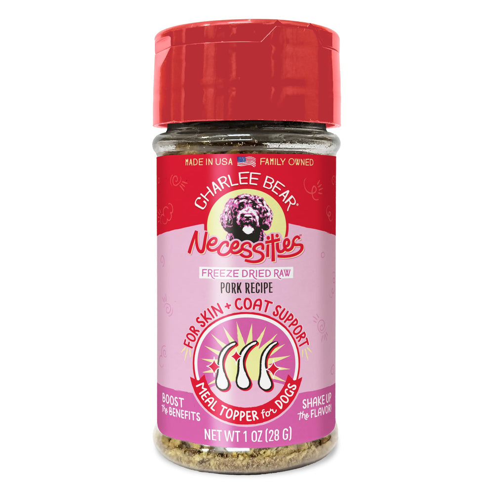 Charlee Bear Necessities: pelage sain et peau potentiellement soutenue.