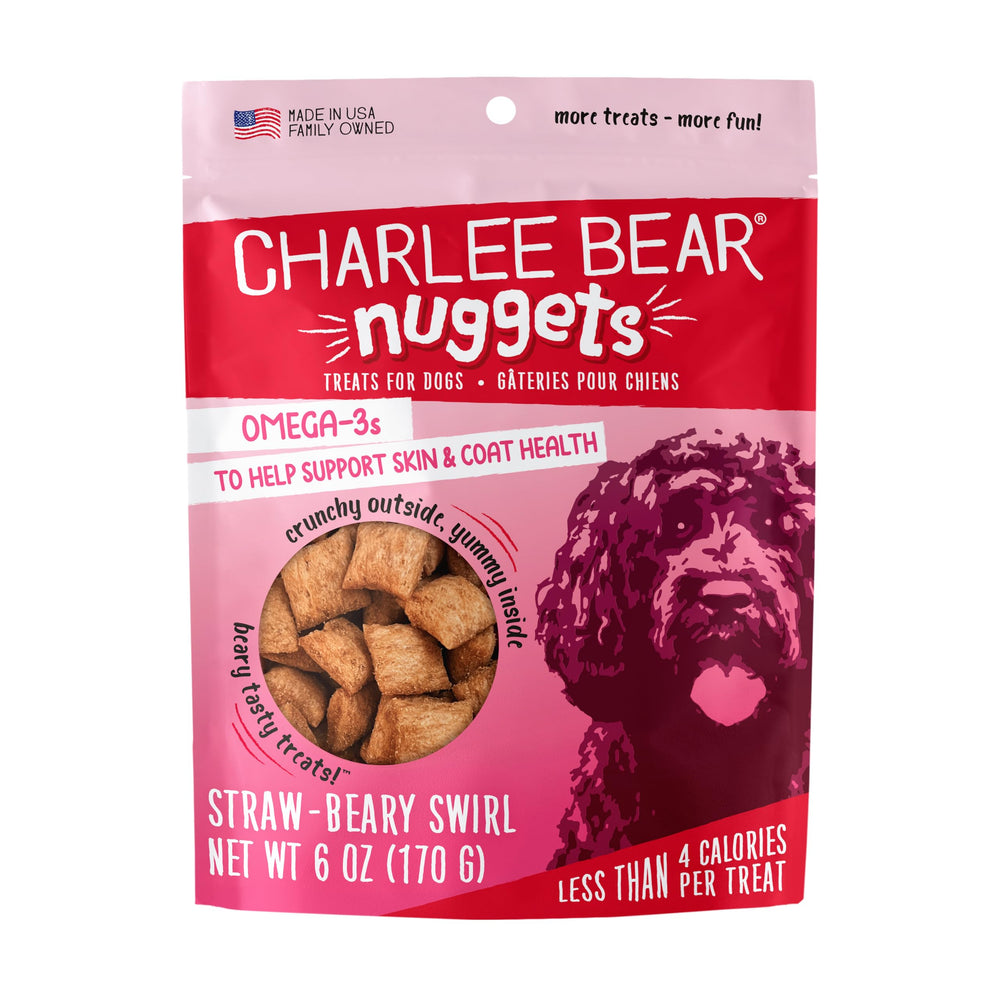 Charlee Bear Nuggets, emballage refermable, pratique pour garder les friandises fraîches.