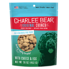 Charlee Bear Original Crunch – biscuit croquant au fromage et œuf, idéal pour l’entraînement