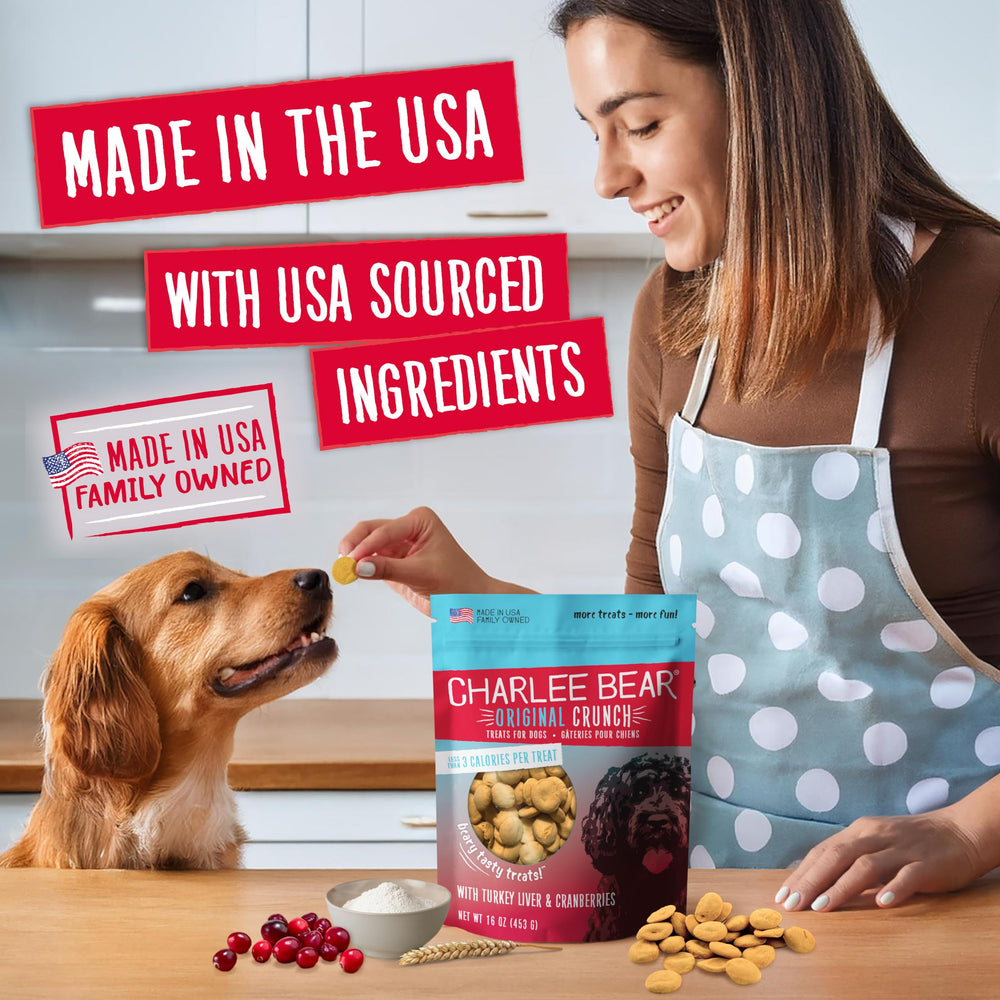 Emballage refermable Charlee Bear Original Crunch pour garder les friandises fraîches.