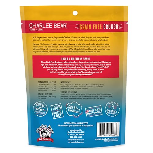 Sachet refermable Charlee Bear 8 onces, pratique pour l'entraînement.