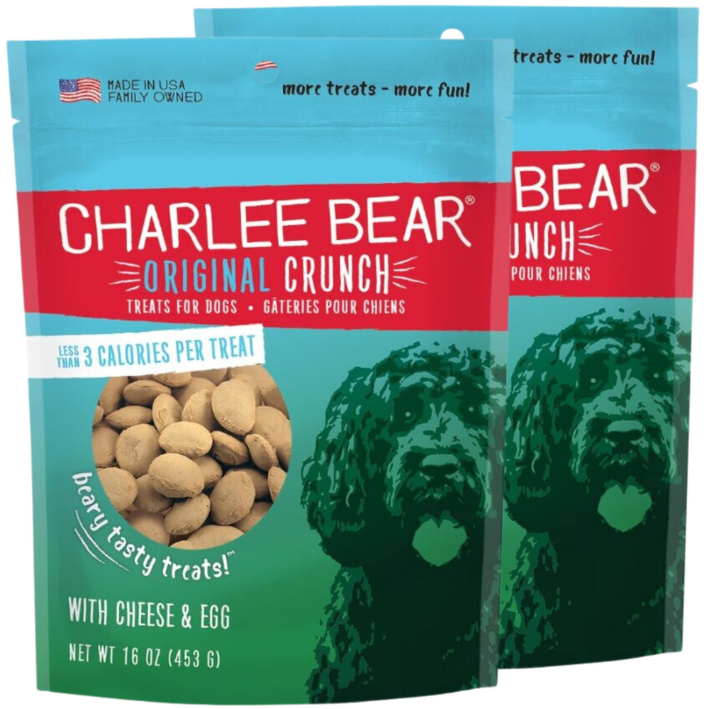 Charlee Bear snack chien fromage œuf, récompense parfaite pour le dressage.