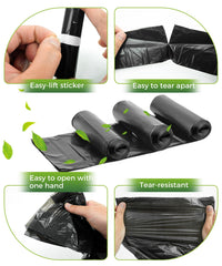 Charmount rouleaux sans carton, 200 sacs faciles à recharger.