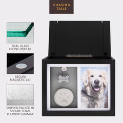 Urne Chasing Tails interieur spacieux pour cendres et souvenirs