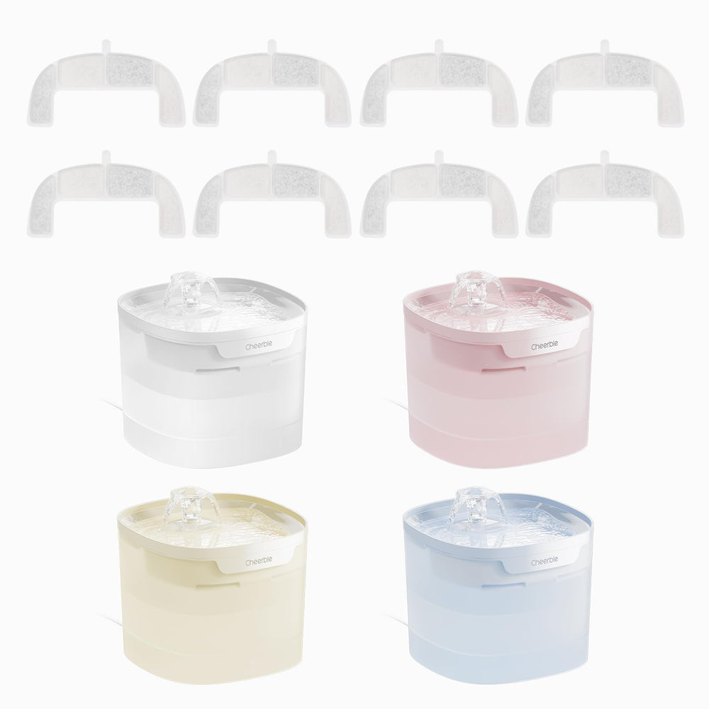 Cheerble Elfin E1 Lite – fontaine pour chat vue avant, hydratation facile.