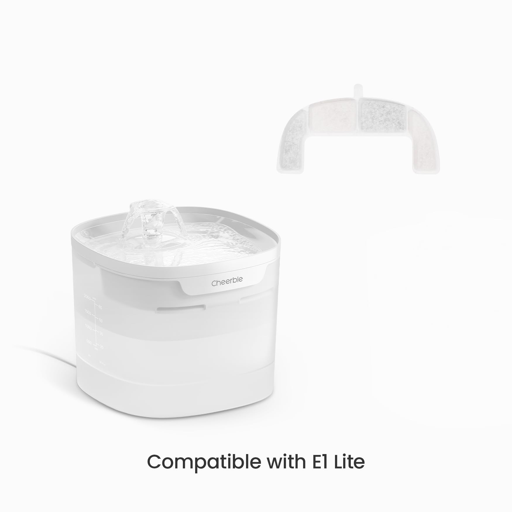Cheerble Elfin E1 Lite – mode flux continu pour hydratation constante.