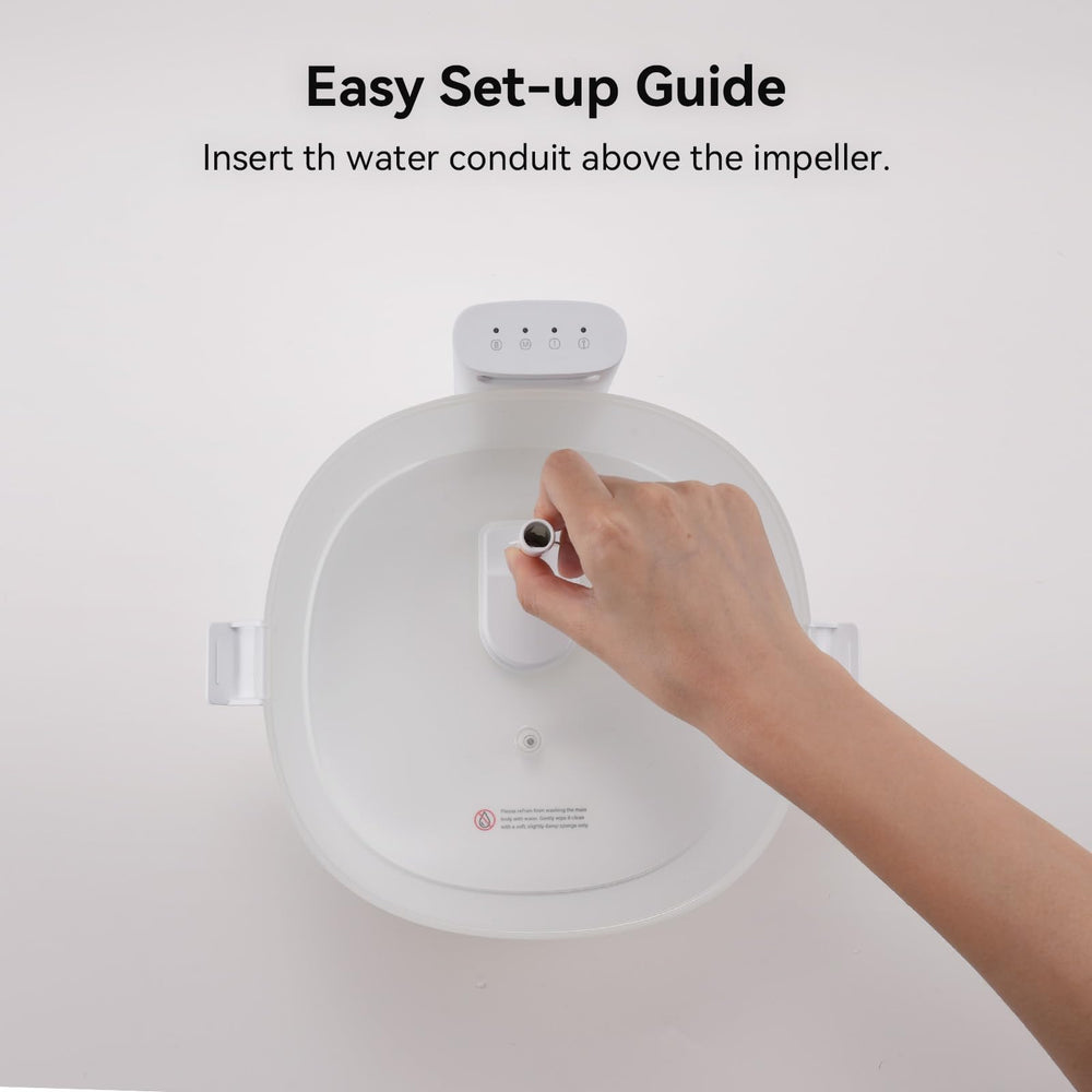Fontaine Cheerble sans pompe, fonctionnement ultra silencieux pour chats sensibles