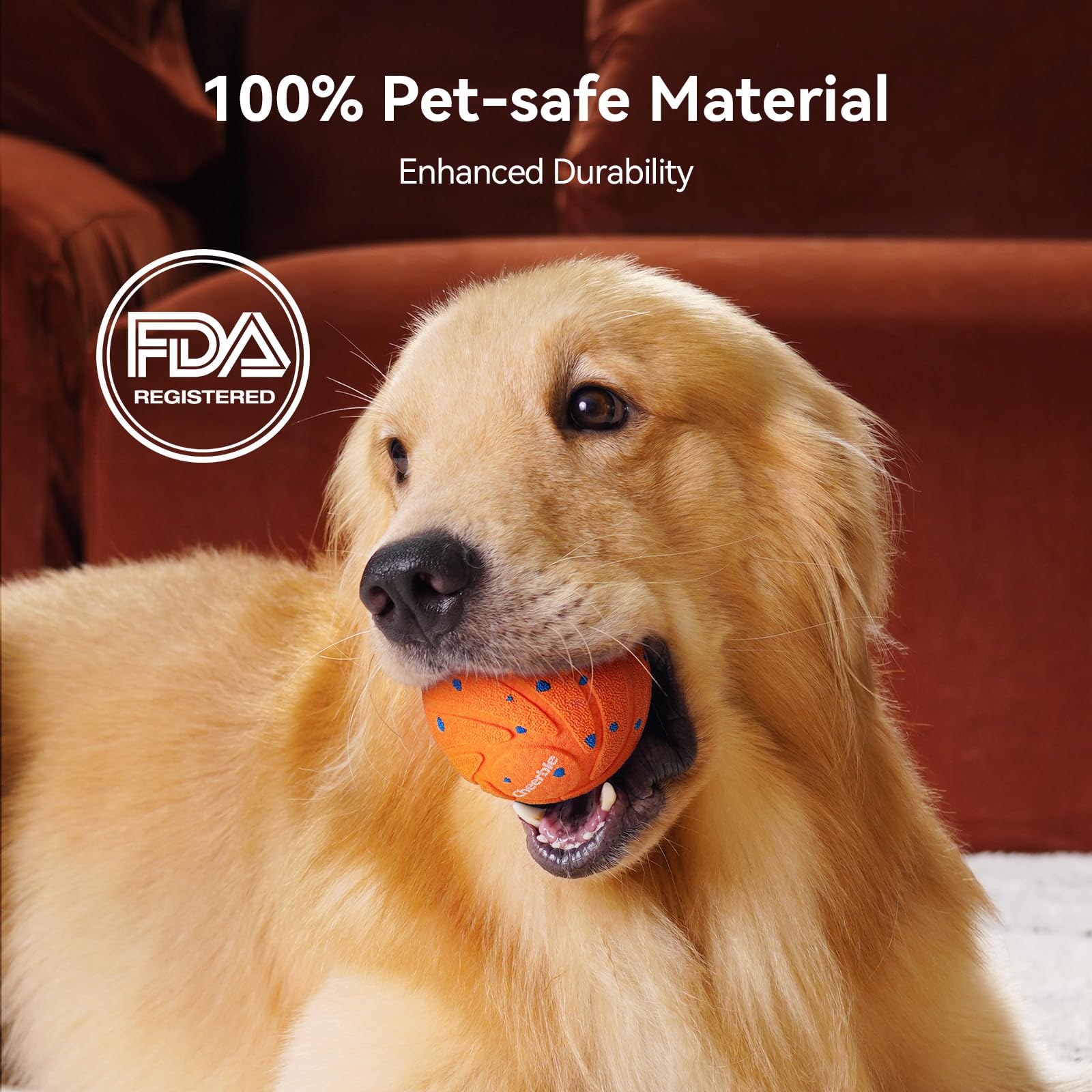 Trois modes adaptables pour ajuster l'énergie du chien avec la Wicked Ball Air.