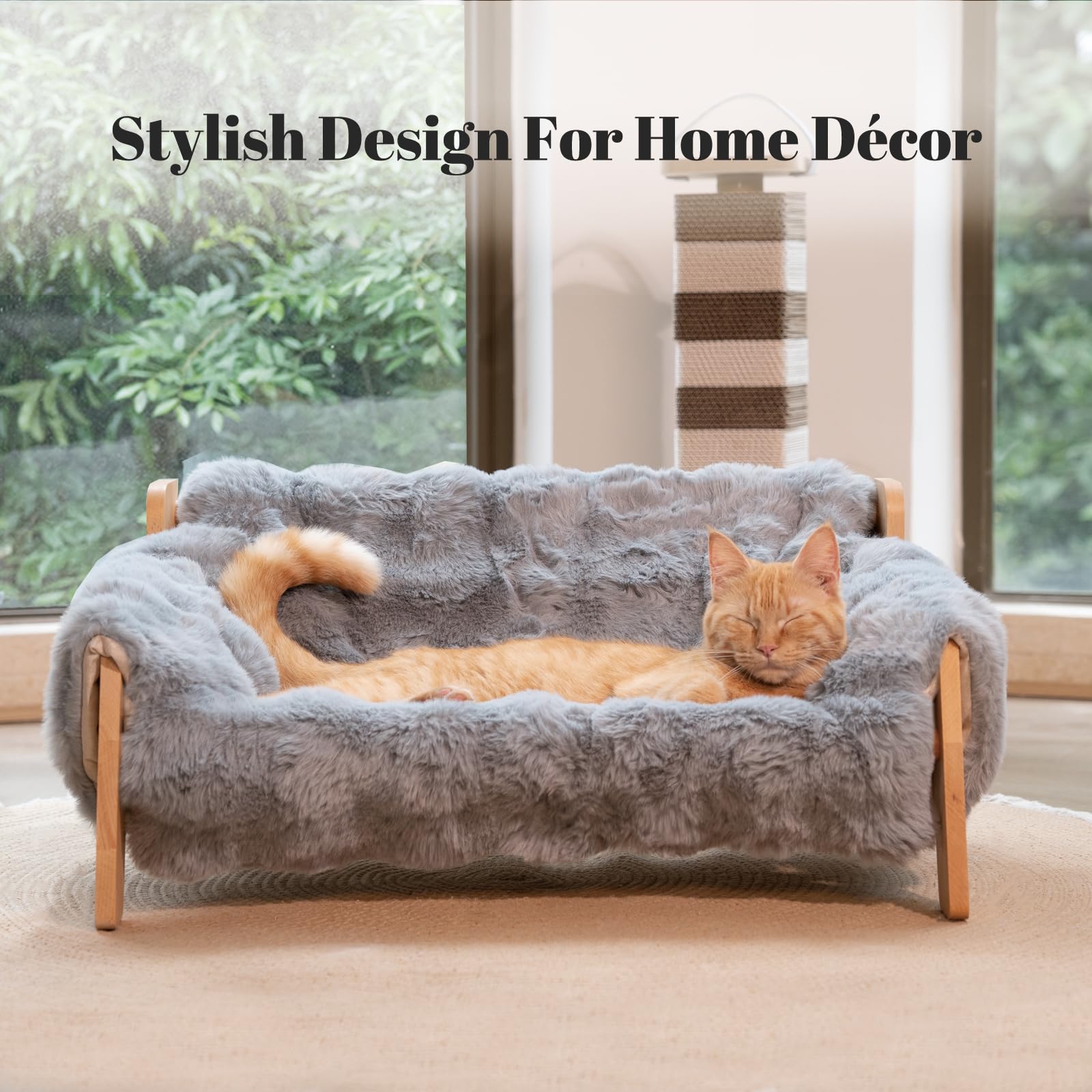 CHEERHOME PETS couverture peluche amovible, lavable et facile à entretenir.