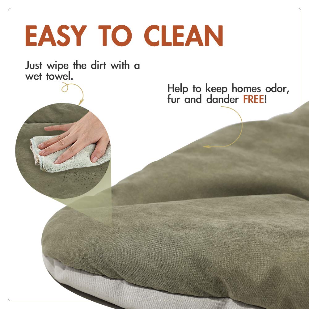 Coussin CHEERHUNTING en daim doux, confort optimal pour les siestes.