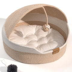 CHEERPALS Chat: panier intérieur douillet pour chats, confort durable.