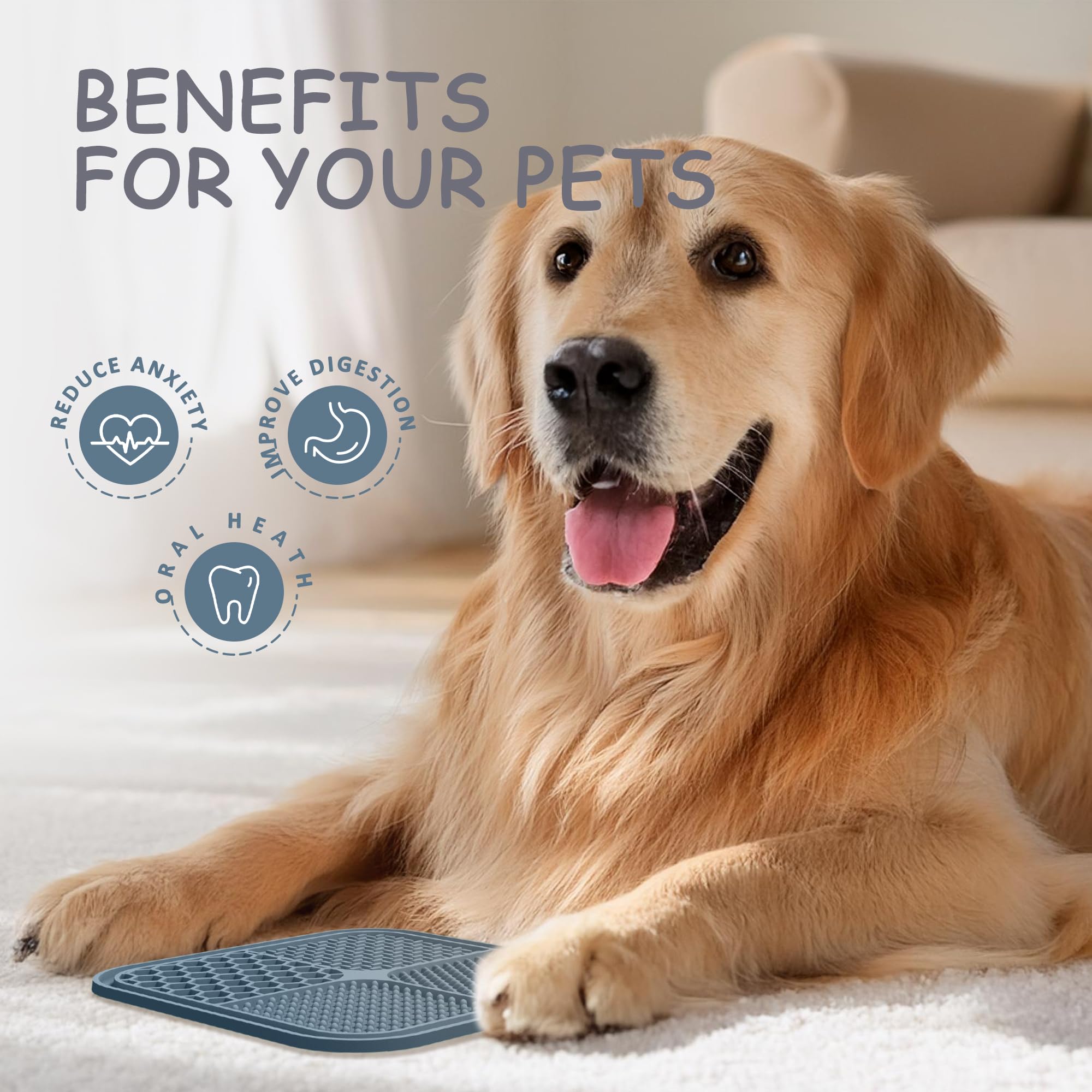 Tapis à lécher ChefAide: outil d'entraînement pour chiens et chats.