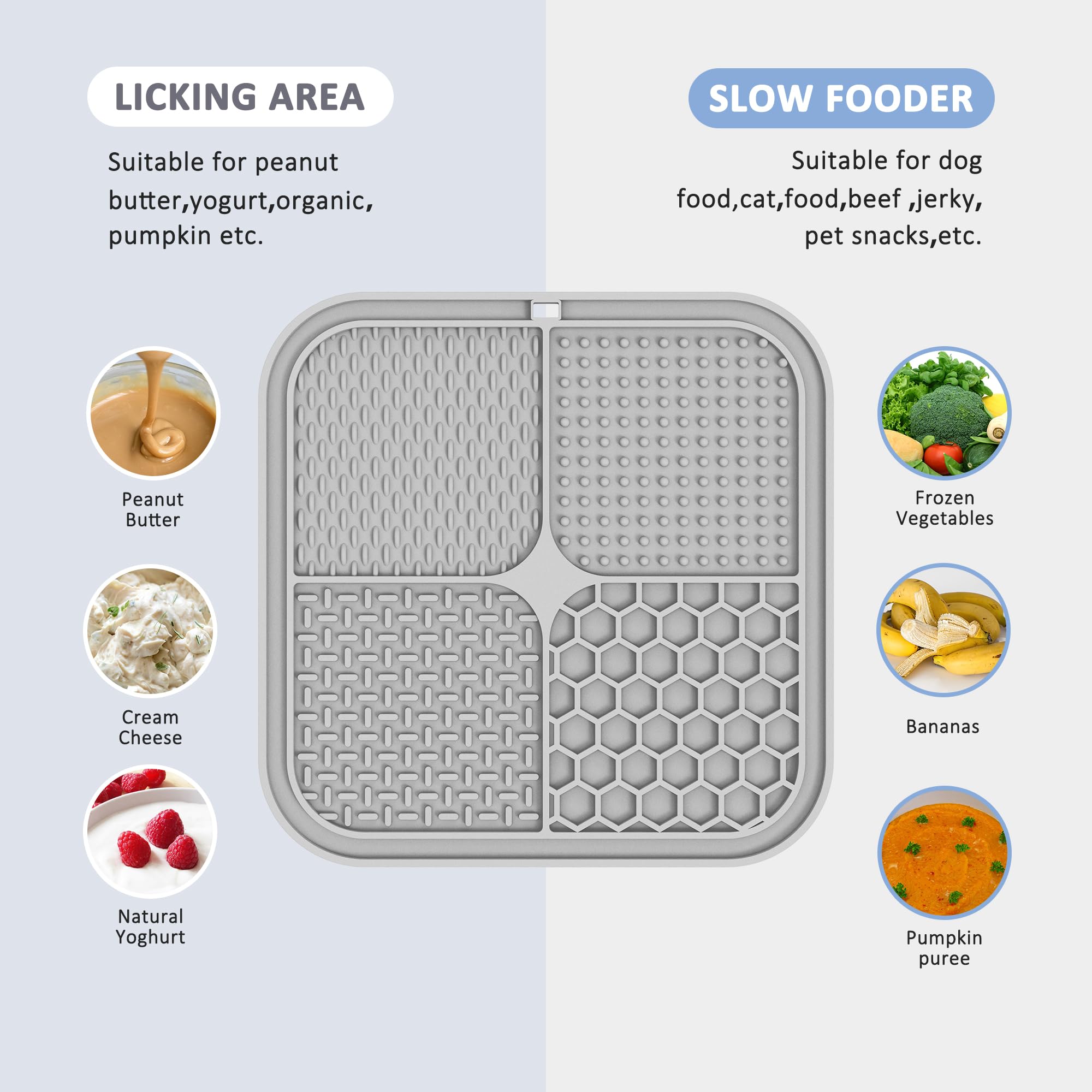 ChefAide tapis de léchage adhérence sur surface lisse pendant le repas