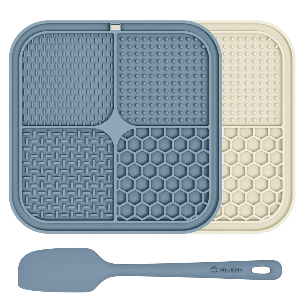 ChefAide-tapis-de-lechage pour chien et chat, textures variées favorisant une alimentation lente et agréable