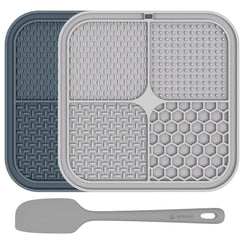 ChefAide tapis de léchage affiche texture à quatre faces pour stimuler les friandises