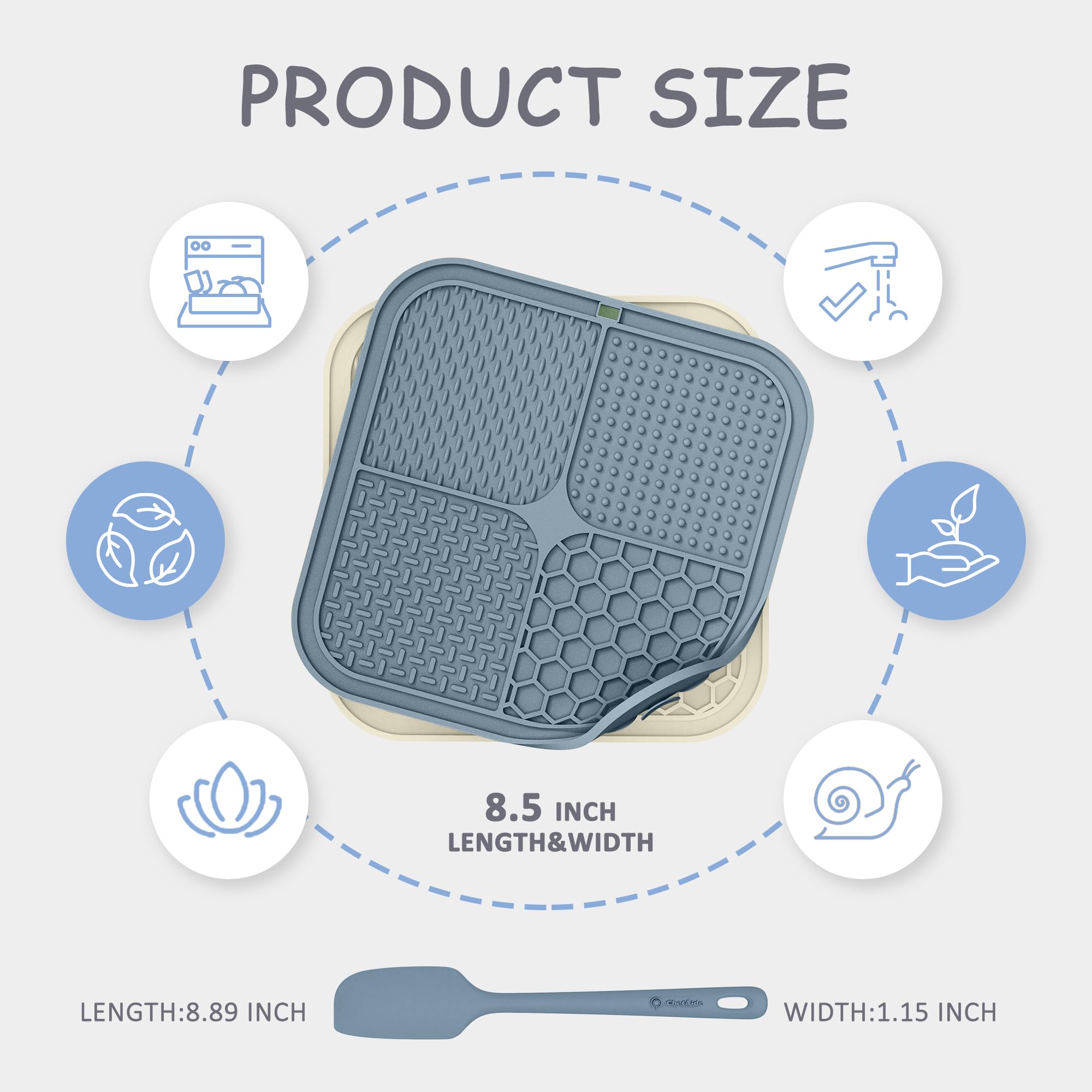 ChefAide-tapis-de-lechage ventouses solides assurant une fixation sûre sur surfaces lisses