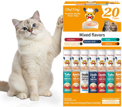 Chef Kitty friandises chat en tube, récompense pratique et rapide