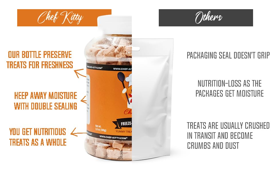 Chef Kitty : format pratique de 74 g pour sorties et repas.