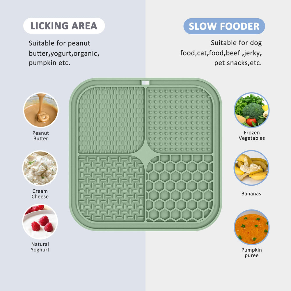 ChefAide tapis à lécher compatible lave-vaisselle pour un nettoyage rapide et sûr.
