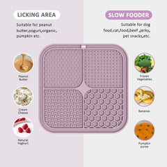 ChefAide tapis de léchage textures variées, stimulation sensorielle et alimentation lente.