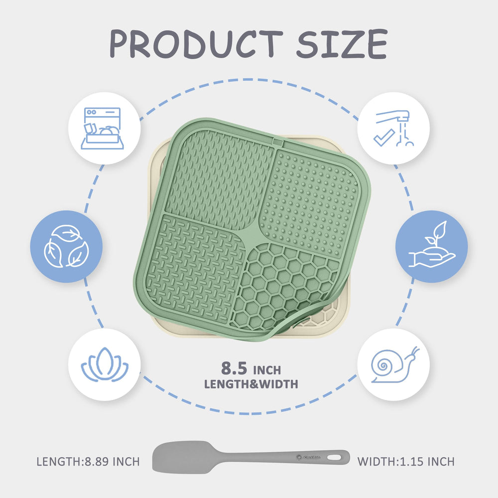 ChefAide ventouses 49, tapis à lécher assure une fixation solide sur surfaces lisses.
