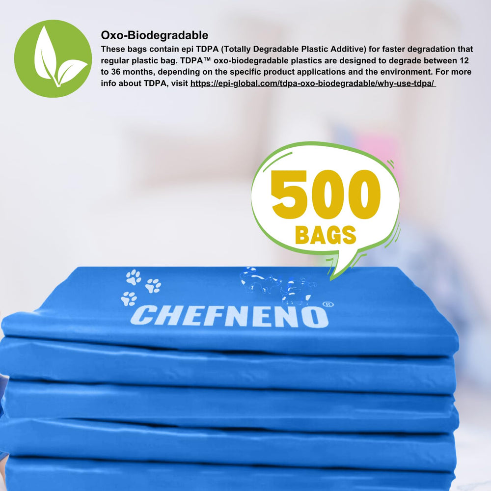 CHEFNENO paquet en vrac 500 sacs, pratique pour recharges.