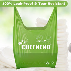 CHEFNENO sacs additif TDPA, dégradation facilitée selon l’environnement.
