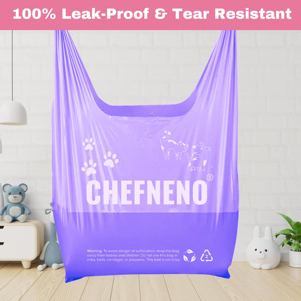 Protection anti-fuite CHEFNENO : sacs résistants pour couches et déchets.