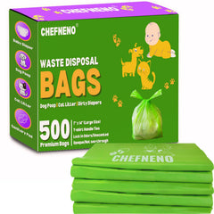 CHEFNENO sacs couches avec nouage facile pour change propreté et sécurité.