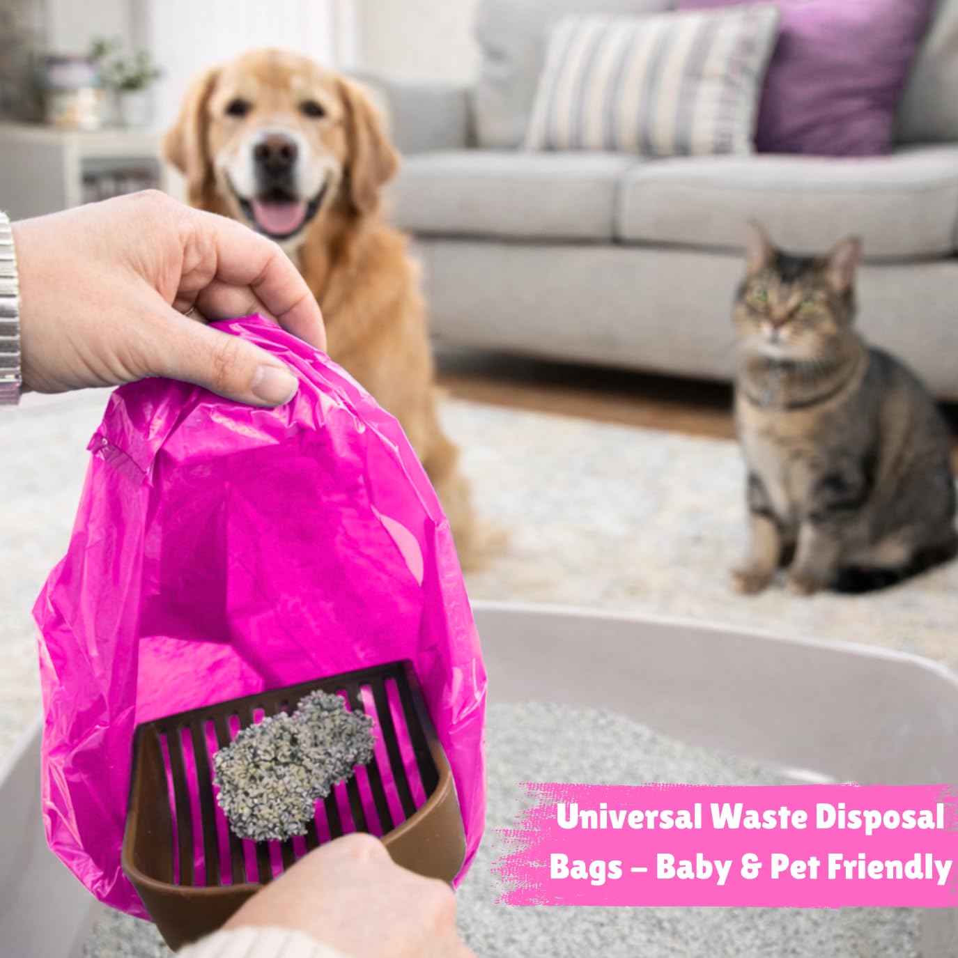 CHEFNENO: sacs polyvalents pour déchets d’animaux et petits déchets.