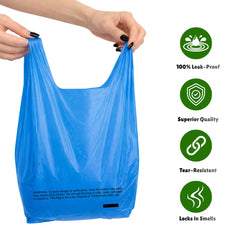 CHEFNENO sacs multiusage bleus, solution pratique pour divers déchets.