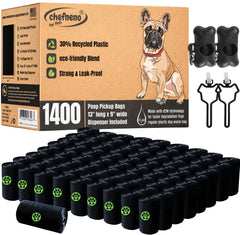 CHEFNENO sacs-poubelle chien extra-épais garantissant l’étanchéité.