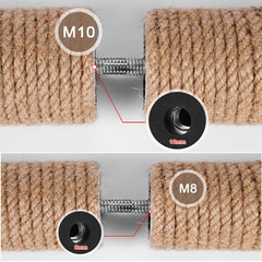 Tiges filetées M10 et M8 de ChengFu pour hauteur ajustable.
