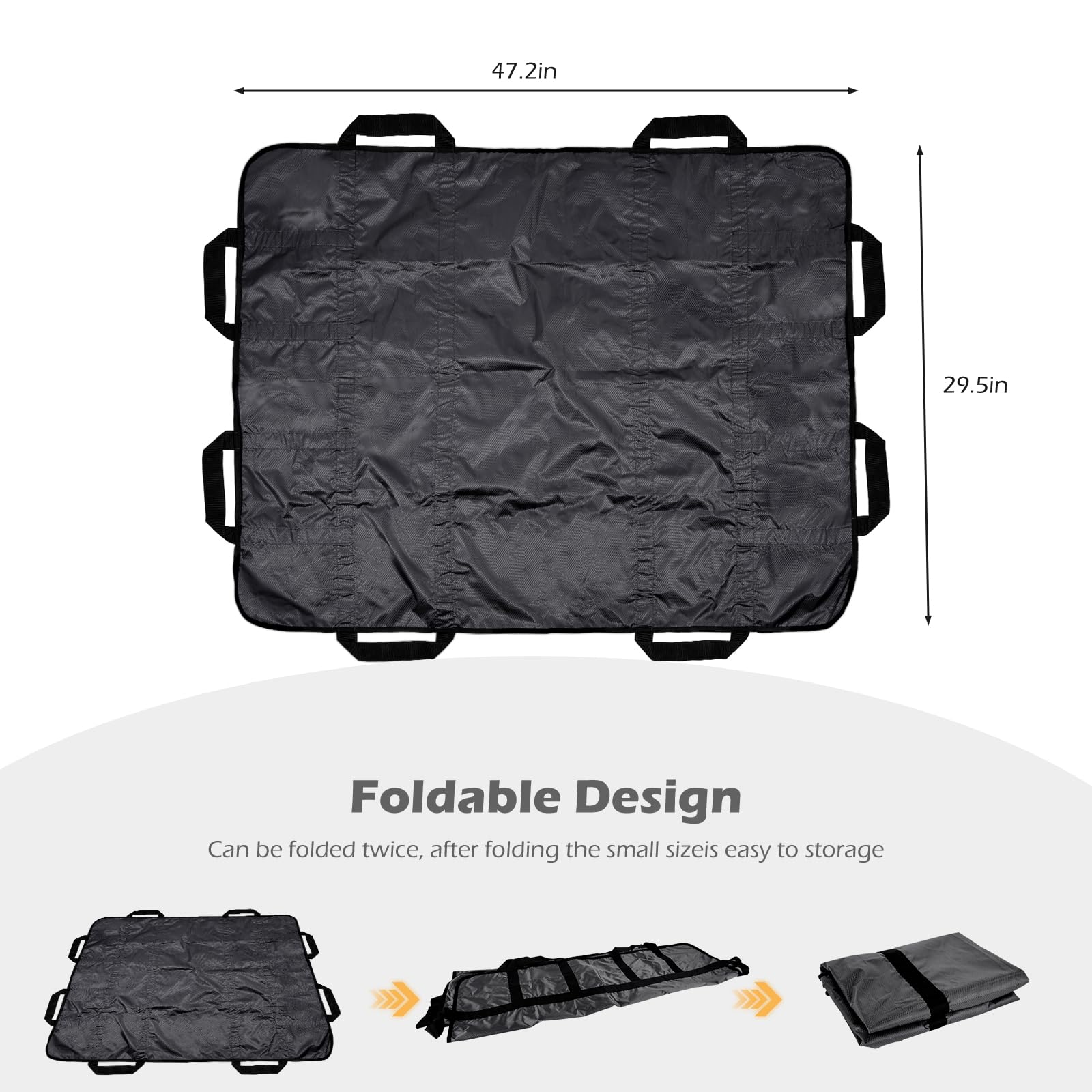 Brancard ChengFu pour chien grand taille, pliable et léger pour rangement.