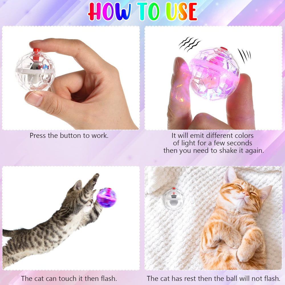 CHENGU boule-chat changement couleurs : lumière changeante pour sessions variées.