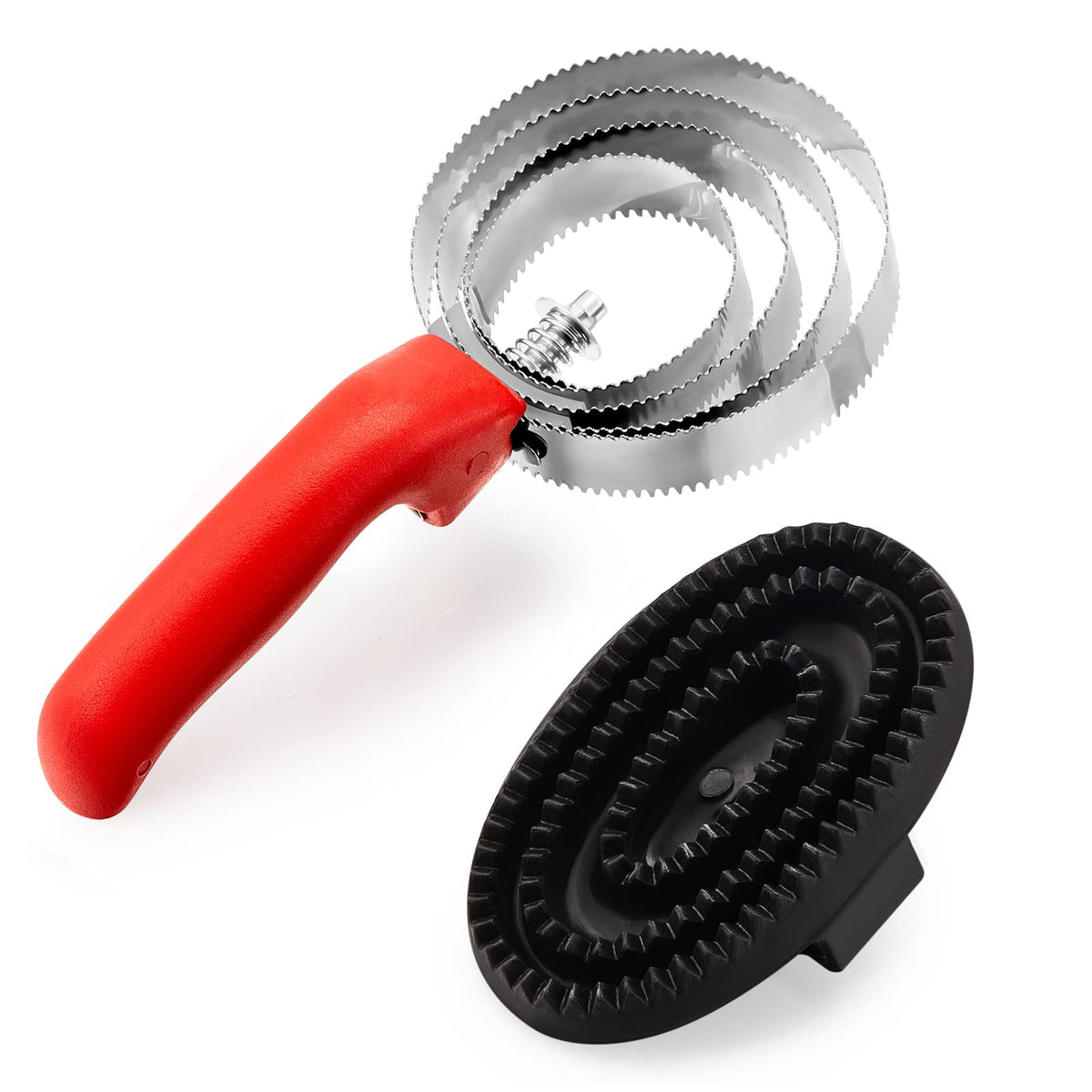 CHENGU peigne curry inox réversible pour un brossage précis et doux
